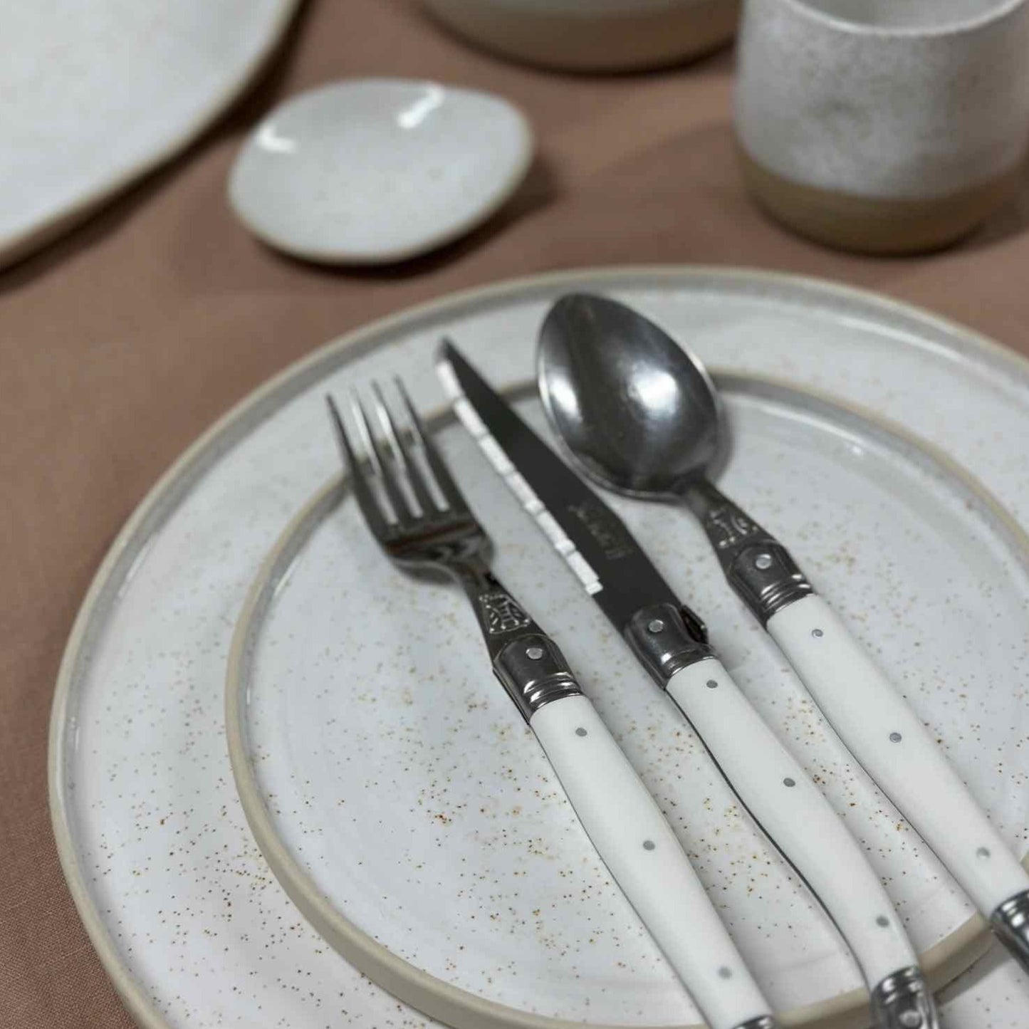 6 Piece Dinner Set - Wheel thrown