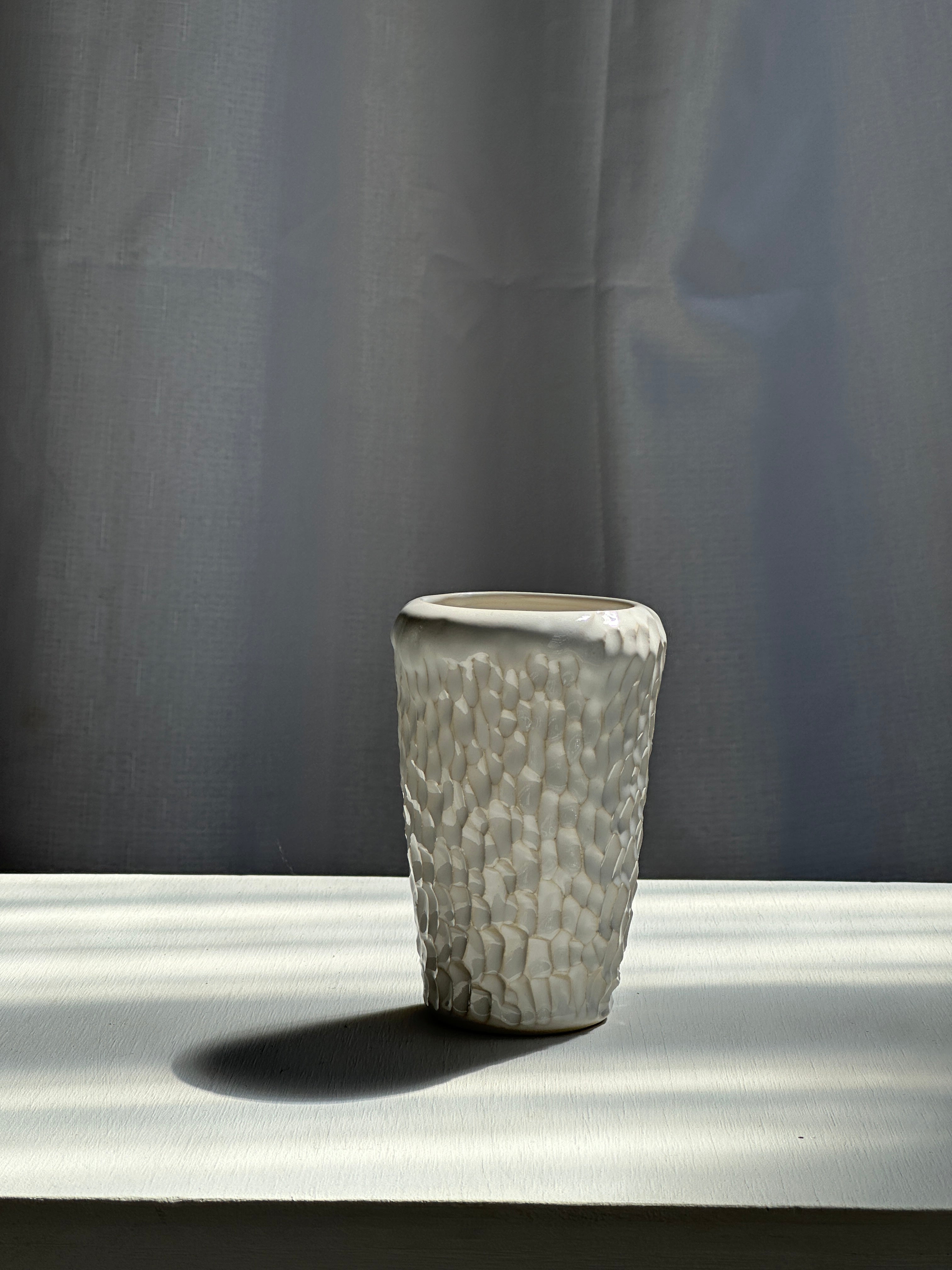 WHITE VASE - SMALL