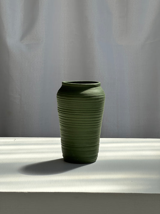OLIVE GREEN - VASE