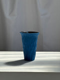 TEAL BLUE VASE - Medium